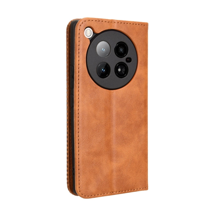 For Infinix Zero 40 4G Magnetic Buckle Retro Texture Leather Phone Case