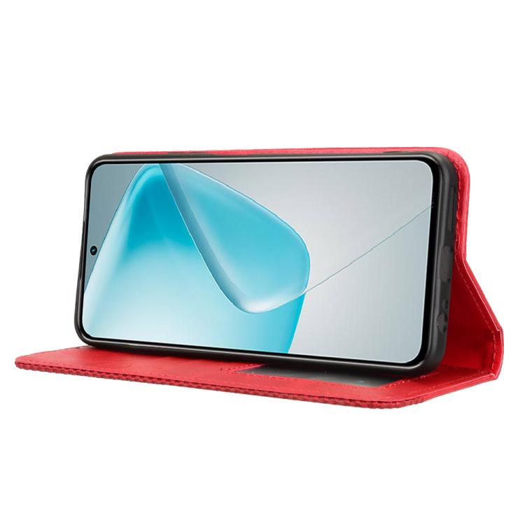For Infinix Hot 50 Pro 4G Magnetic Buckle Retro Texture Leather Phone Case