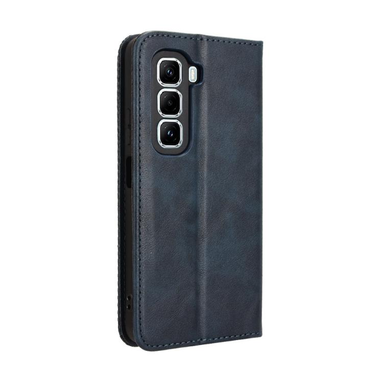 For Infinix Hot 50 Pro 4G Magnetic Buckle Retro Texture Leather Phone Case