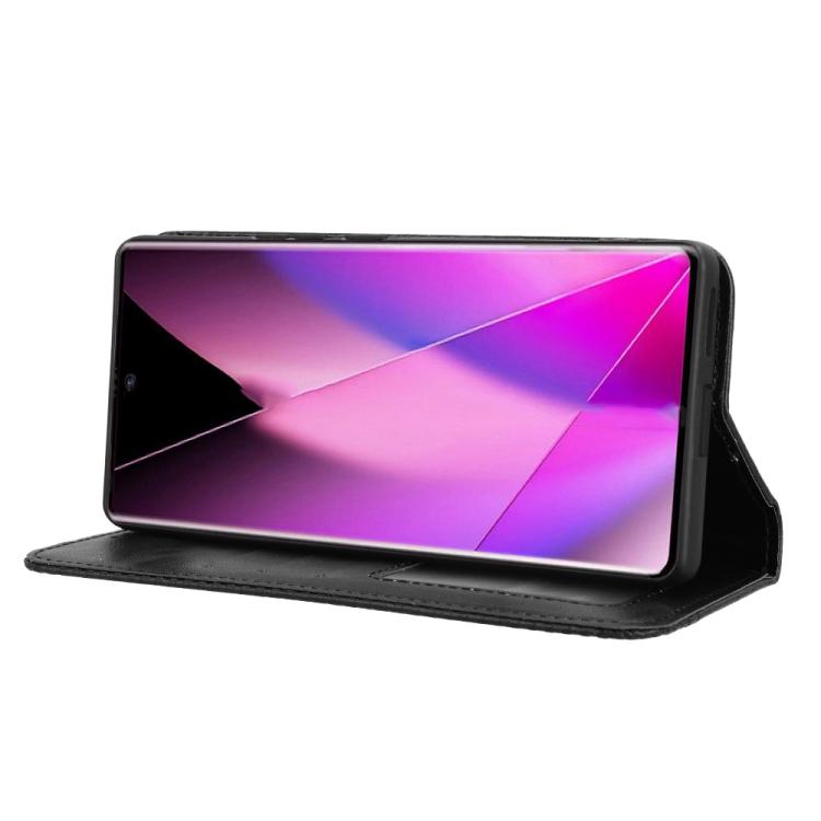 For Infinix Zero 40 5G Magnetic Buckle Retro Texture Leather Phone Case