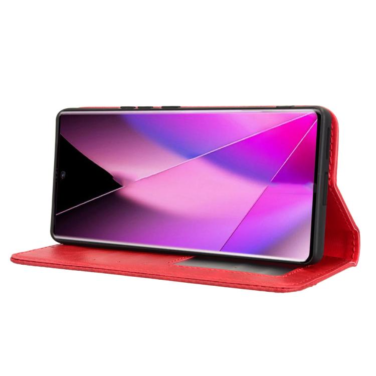 For Infinix Zero 40 5G Magnetic Buckle Retro Texture Leather Phone Case