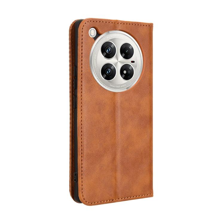 For Infinix Zero 40 5G Magnetic Buckle Retro Texture Leather Phone Case