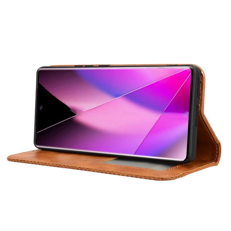 For Infinix Zero 40 5G Magnetic Buckle Retro Texture Leather Phone Case