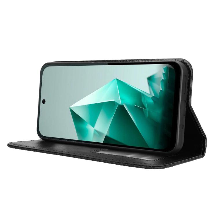 For Infinix Note 50x 5G Magnetic Buckle Retro Texture Leather Phone Case