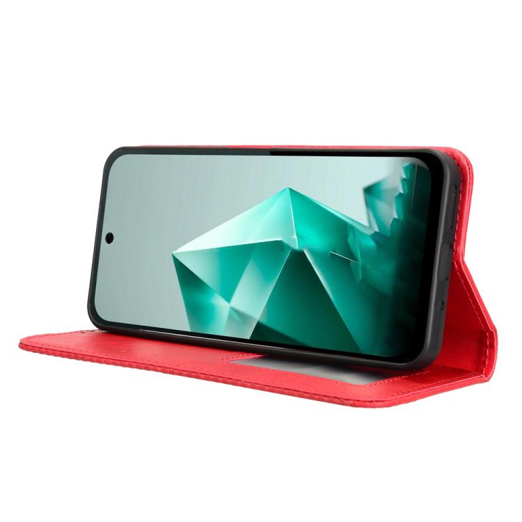 For Infinix Note 50x 5G Magnetic Buckle Retro Texture Leather Phone Case