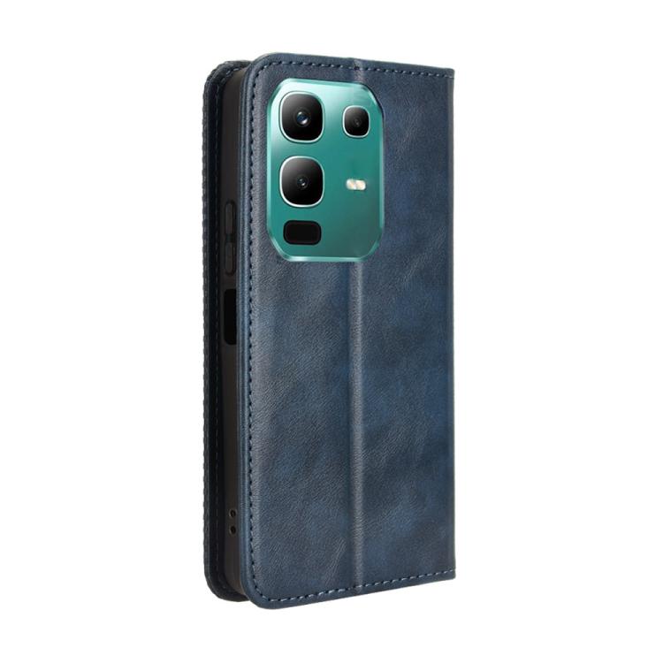 For Infinix Note 50x 5G Magnetic Buckle Retro Texture Leather Phone Case