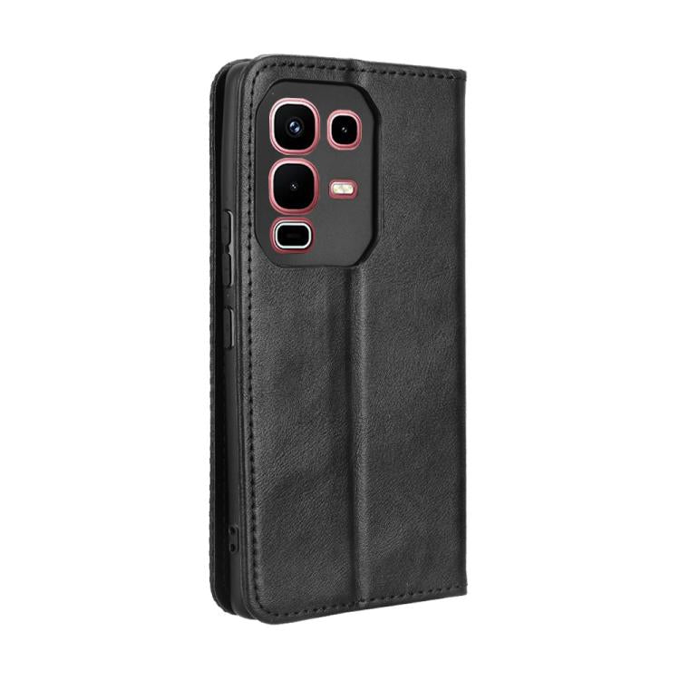 For Infinix Note 50s 5G Magnetic Buckle Retro Texture Leather Phone Case