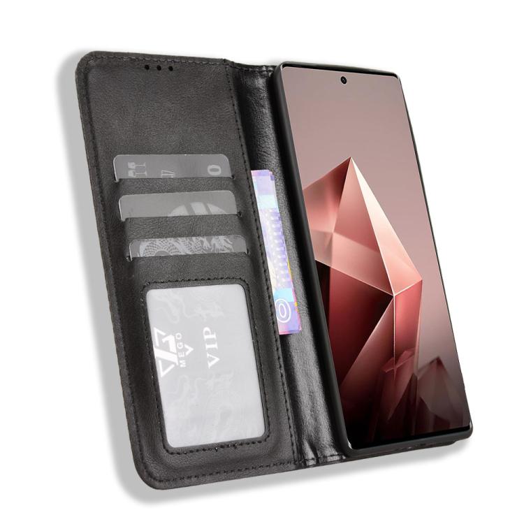 For Infinix Note 50s 5G Magnetic Buckle Retro Texture Leather Phone Case