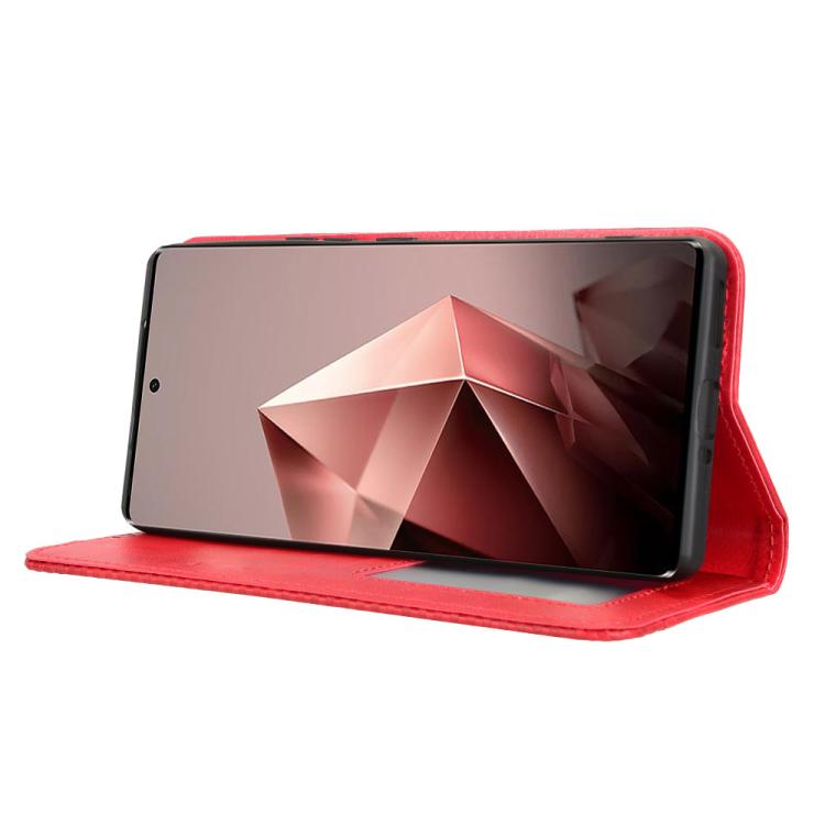 For Infinix Note 50s 5G Magnetic Buckle Retro Texture Leather Phone Case