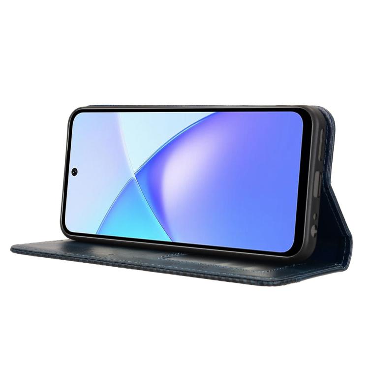 For Infinix Smart 10 / Tecno Pop 10 4G Magnetic Buckle Retro Texture Leather Phone Case