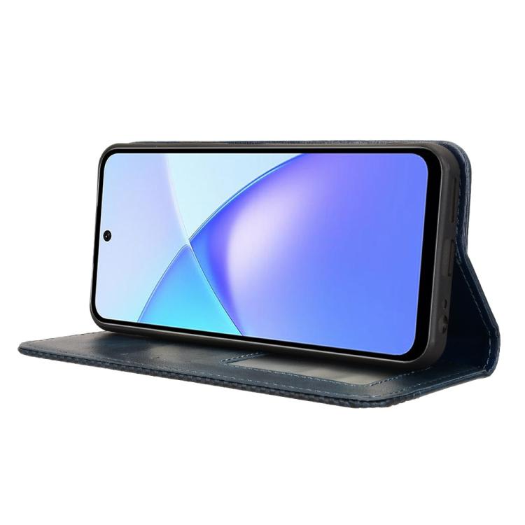 For Infinix Smart 10 Plus 4G Magnetic Buckle Retro Texture Leather Phone Case