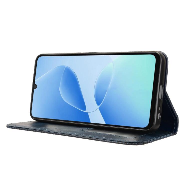 For Infinix Hot 60i 5G / Tecno Spark Go 5G Magnetic Buckle Retro Texture Leather Phone Case