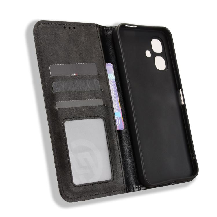 For Infinix Smart 20 4G Magnetic Buckle Retro Texture Leather Phone Case