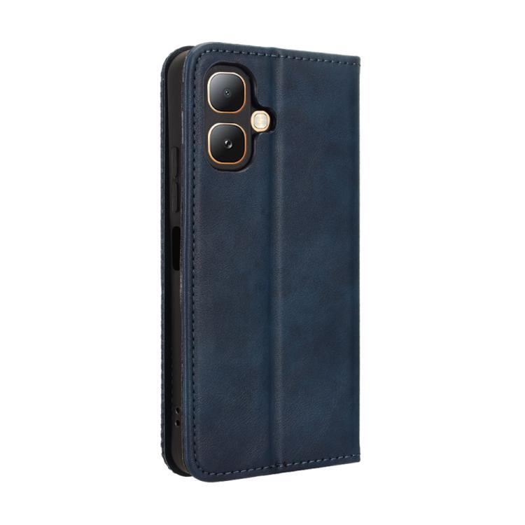 For Infinix Smart 20 4G Magnetic Buckle Retro Texture Leather Phone Case