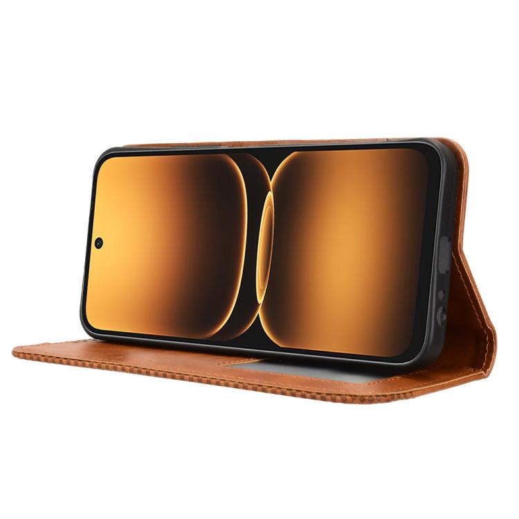 For Infinix Smart 20 4G Magnetic Buckle Retro Texture Leather Phone Case
