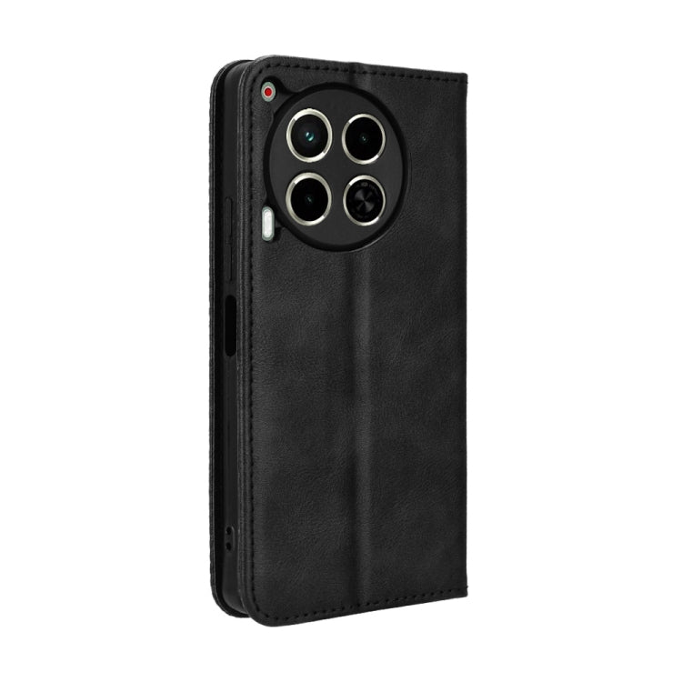 For Tecno Camon 30 5G / 4G Magnetic Buckle Retro Texture Leather Phone Case