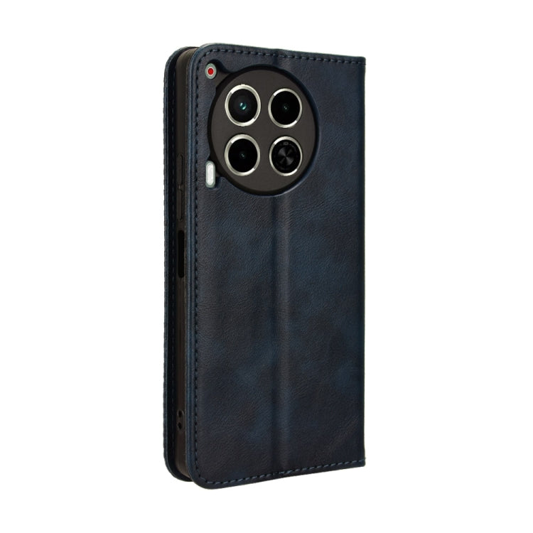 For Tecno Camon 30 5G / 4G Magnetic Buckle Retro Texture Leather Phone Case