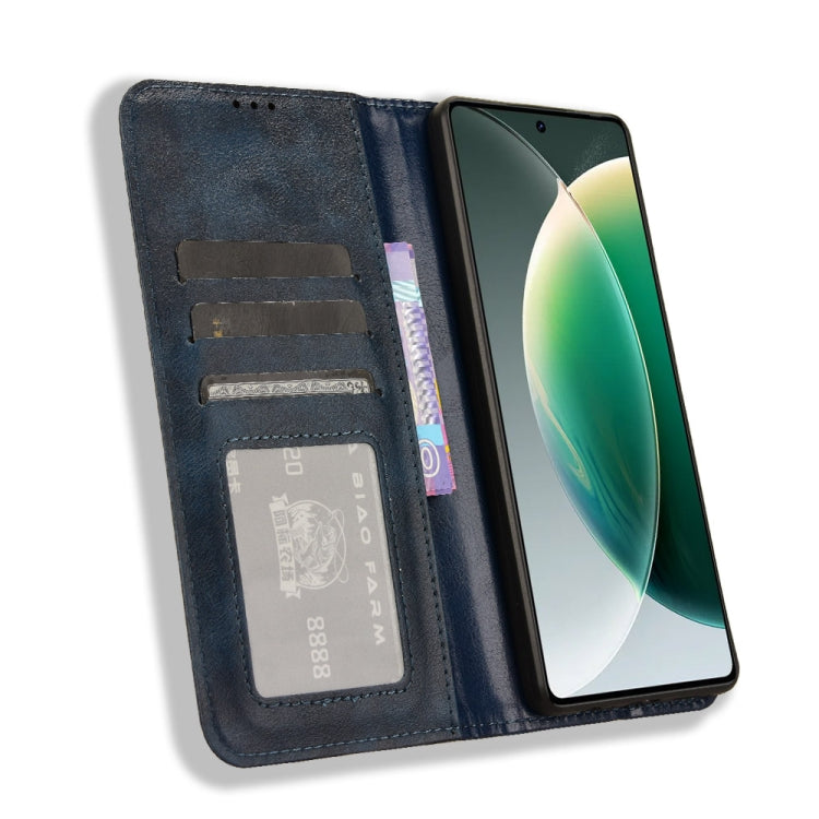 For Tecno Camon 30 5G / 4G Magnetic Buckle Retro Texture Leather Phone Case