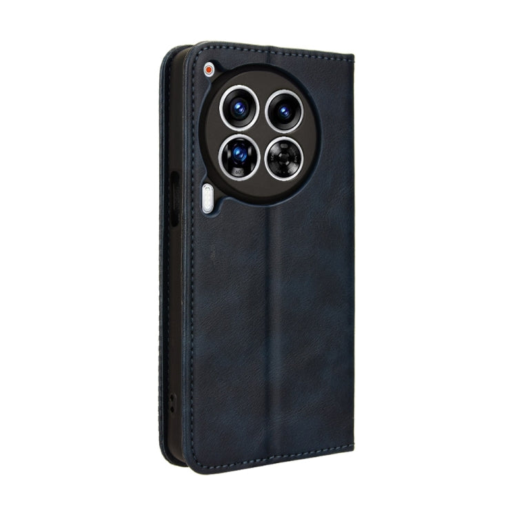 For Tecno Camon 30 Premier 5G Magnetic Buckle Retro Texture Leather Phone Case