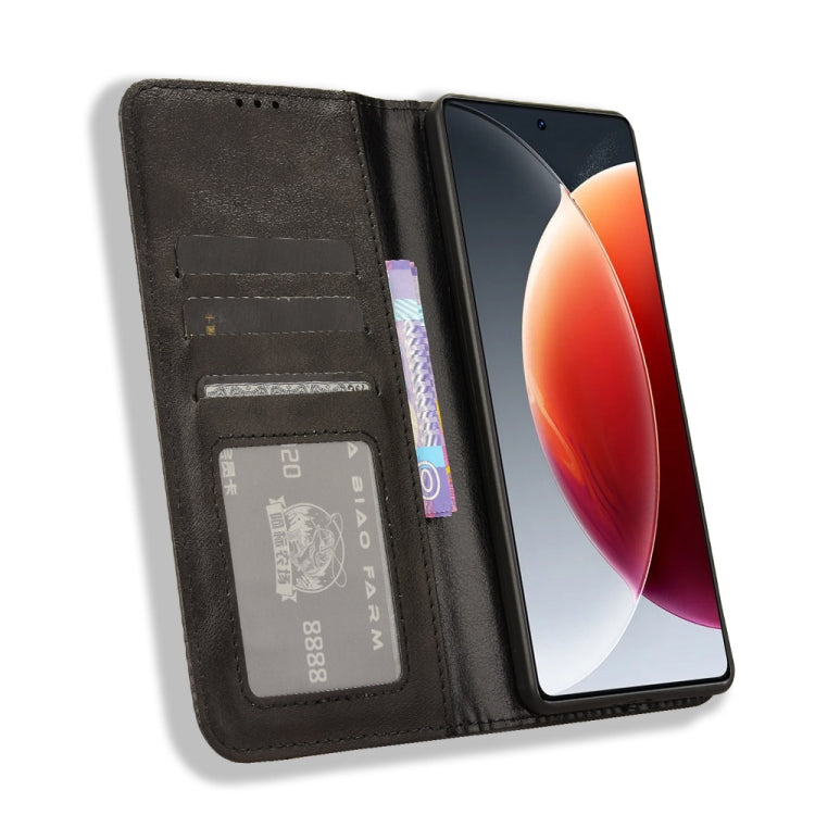 For Tecno Camon 30 Pro 5G Magnetic Buckle Retro Texture Leather Phone Case