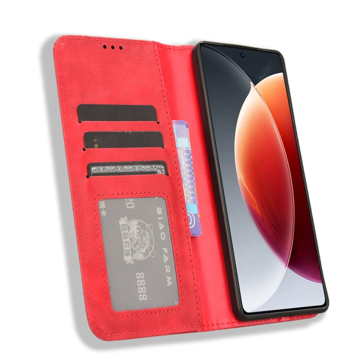 For Tecno Camon 30 Pro 5G Magnetic Buckle Retro Texture Leather Phone Case