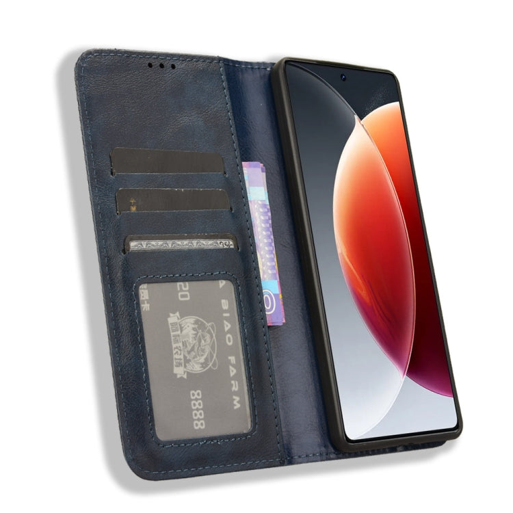 For Tecno Camon 30 Pro 5G Magnetic Buckle Retro Texture Leather Phone Case