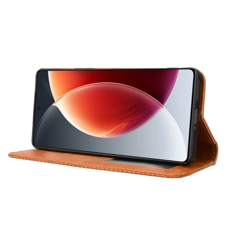 For Tecno Camon 30 Pro 5G Magnetic Buckle Retro Texture Leather Phone Case