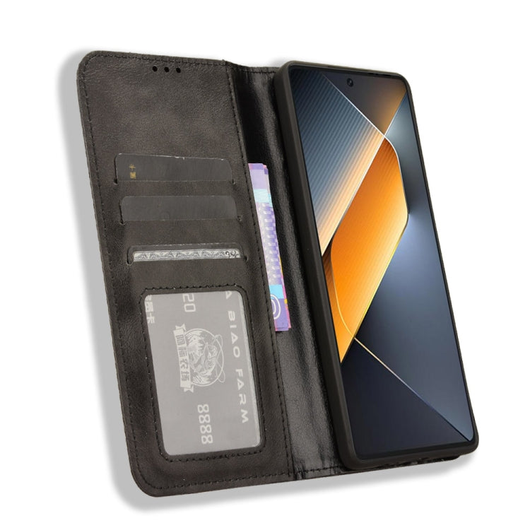 For Tecno Pova 6 Pro 5G Magnetic Buckle Retro Texture Leather Phone Case