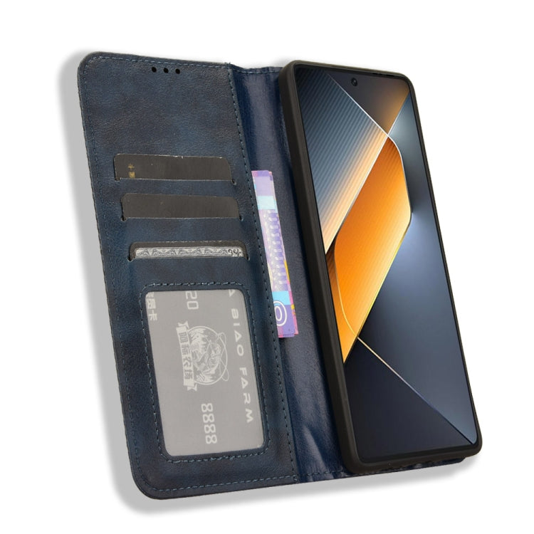 For Tecno Pova 6 Pro 5G Magnetic Buckle Retro Texture Leather Phone Case
