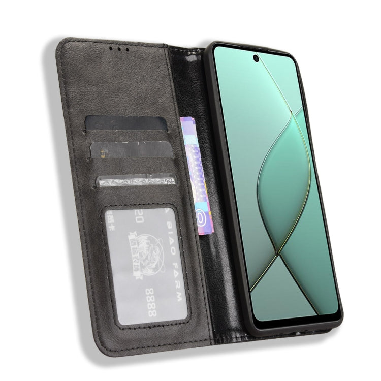 For Tecno Spark 20 Pro 5G Magnetic Buckle Retro Texture Leather Phone Case
