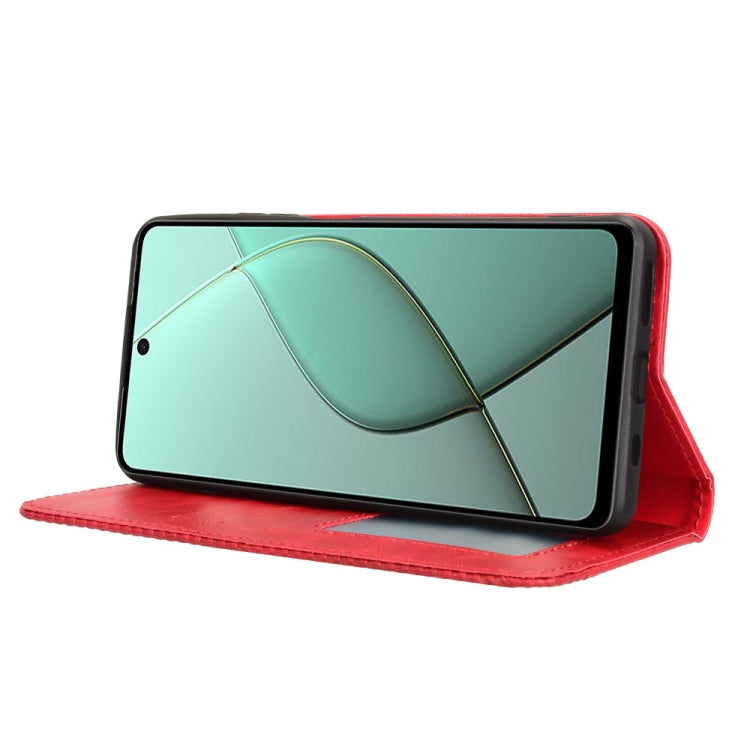 For Tecno Spark 20 Pro 5G Magnetic Buckle Retro Texture Leather Phone Case