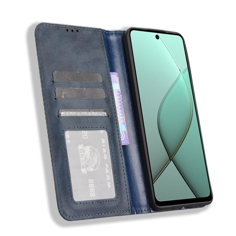 For Tecno Spark 20 Pro 5G Magnetic Buckle Retro Texture Leather Phone Case