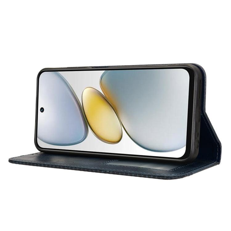 For Tecno Spark Go 1 / Pop 9 / Spark Go 2025 Magnetic Buckle Retro Texture Leather Phone Case