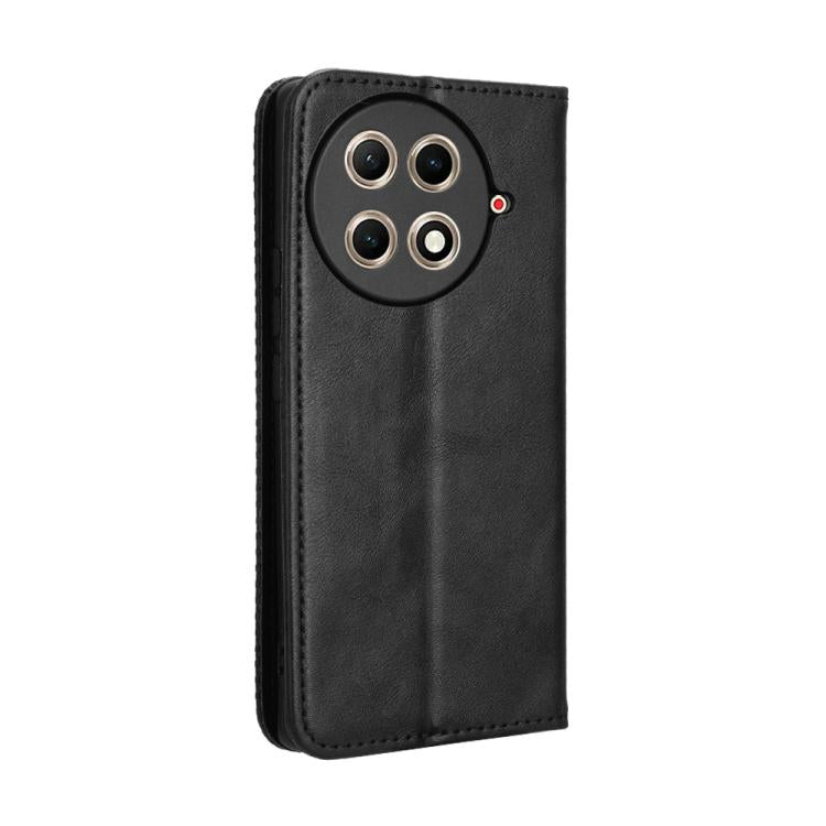 For Tecno Camon 30S 4G / 30S Pro 4G Magnetic Buckle Retro Texture Leather Phone Case