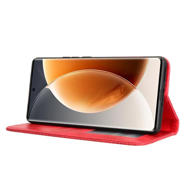 For Tecno Camon 30S 4G / 30S Pro 4G Magnetic Buckle Retro Texture Leather Phone Case