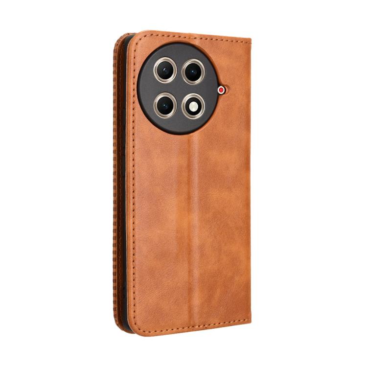 For Tecno Camon 30S 4G / 30S Pro 4G Magnetic Buckle Retro Texture Leather Phone Case