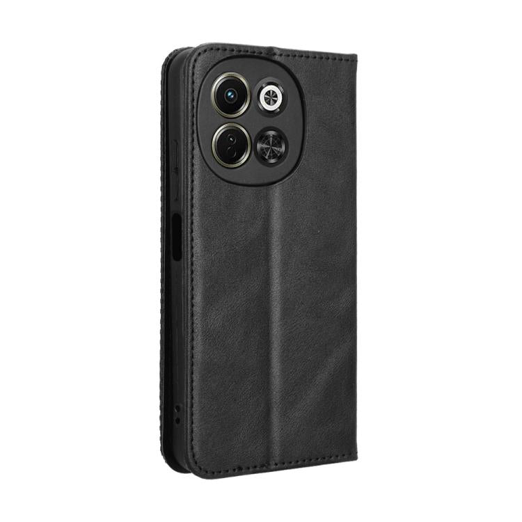 For Tecno Pova 6 Neo 5G / Spark 30 5G Magnetic Buckle Retro Texture Leather Phone Case
