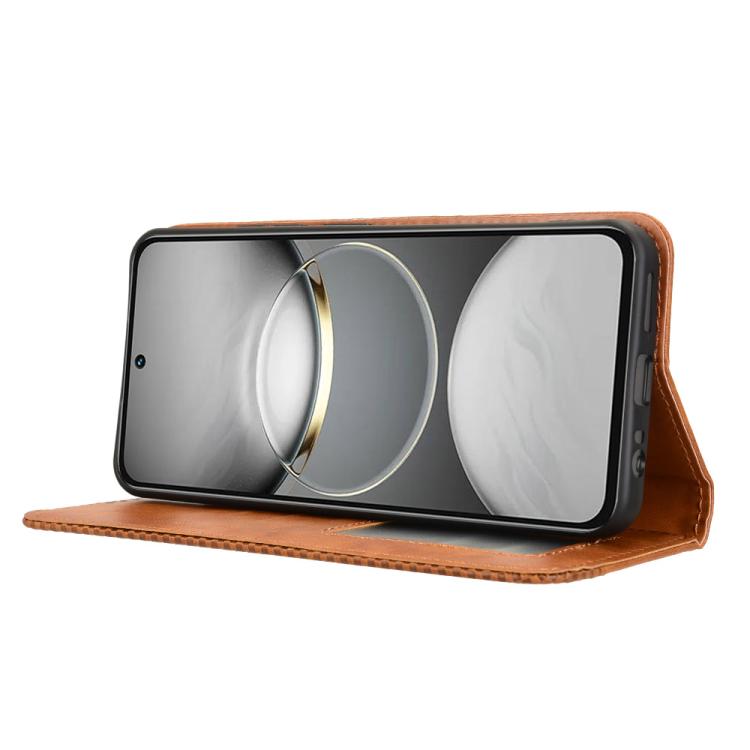For Tecno Spark 30 Pro 4G Magnetic Buckle Retro Texture Leather Phone Case
