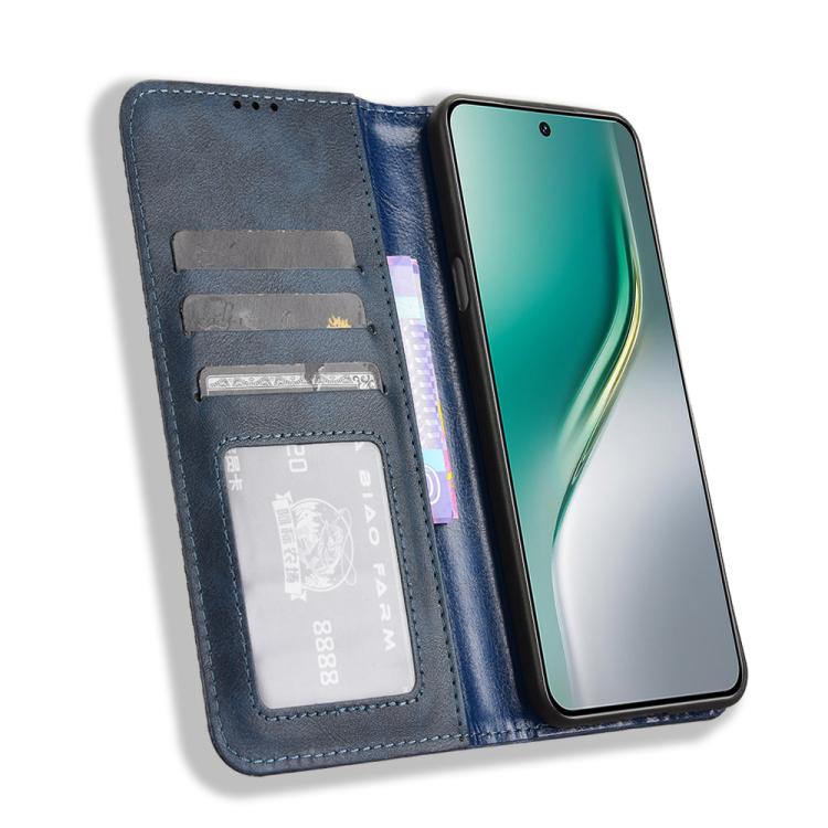 For Tecno Camon 40 Premier 5G Magnetic Buckle Retro Texture Leather Phone Case