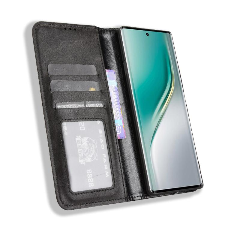 For Tecno Camon 40 Pro 4G / 5G Magnetic Buckle Retro Texture Leather Phone Case
