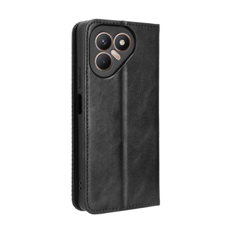 For Tecno Pova 7 4G Magnetic Buckle Retro Texture Leather Phone Case