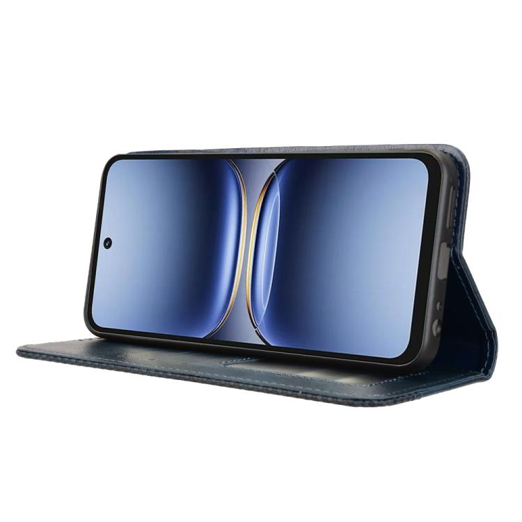 For Tecno Spark 40 4G Magnetic Buckle Retro Texture Leather Phone Case