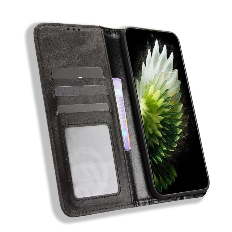 For Tecno Spark 40 Pro 4G Magnetic Buckle Retro Texture Leather Phone Case