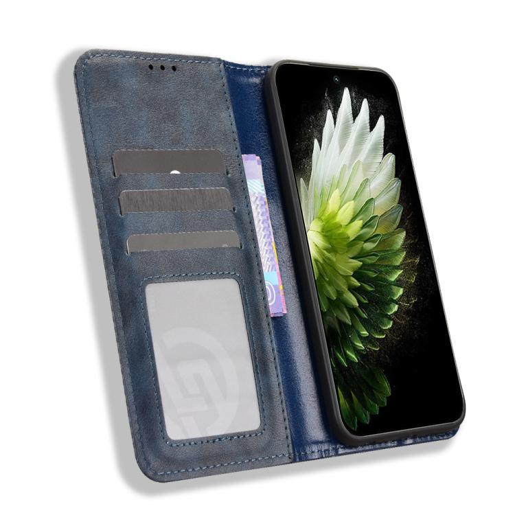 For Tecno Spark 40 Pro 4G Magnetic Buckle Retro Texture Leather Phone Case