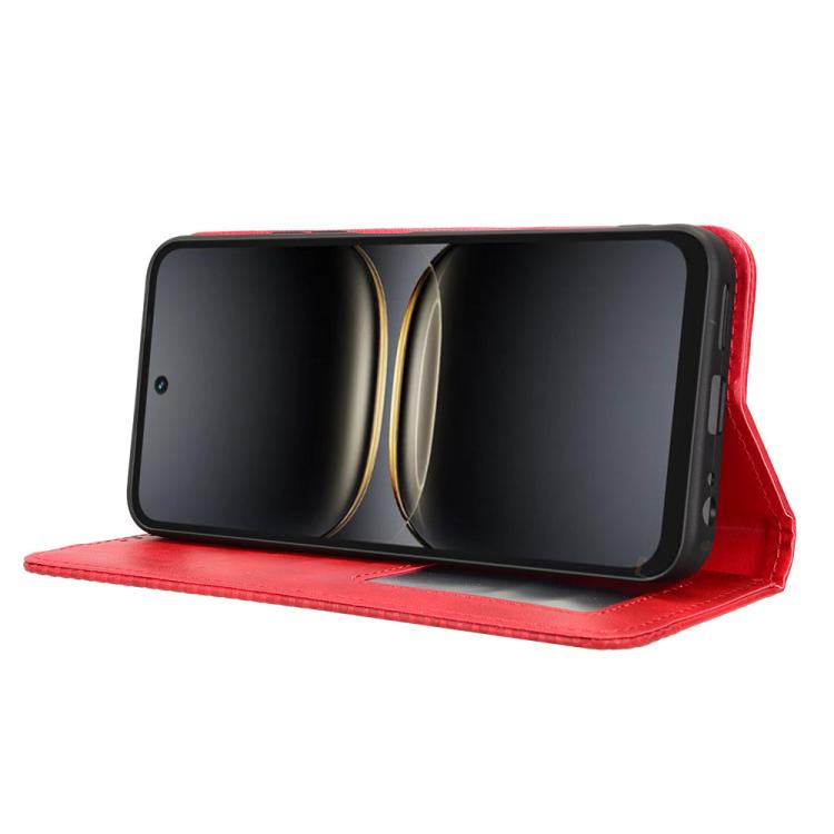 For Tecno Spark 40C Magnetic Buckle Retro Texture Leather Phone Case