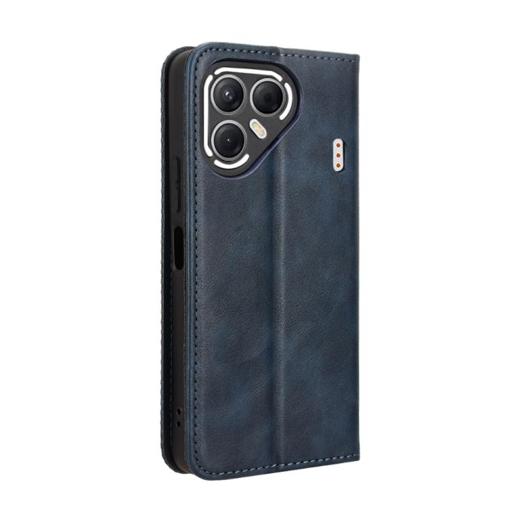 For Tecno Pova 7 5G Magnetic Buckle Retro Texture Leather Phone Case