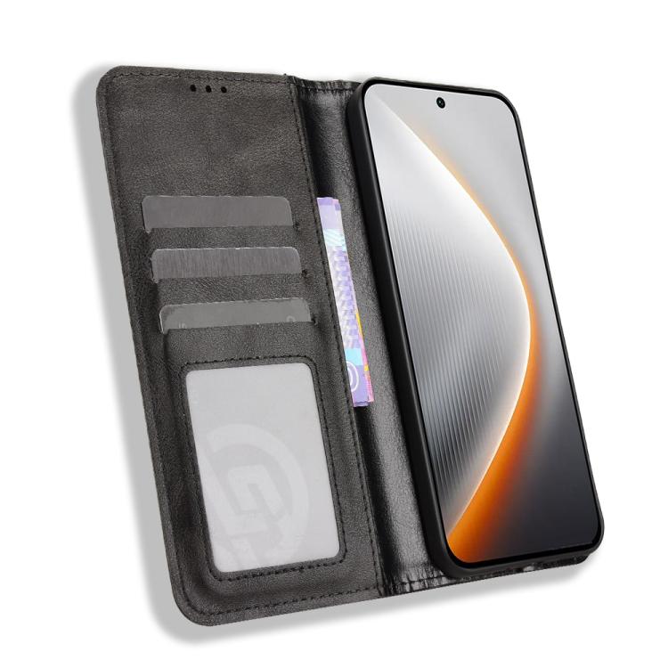 For Tecno Pova 7 Pro 5G Magnetic Buckle Retro Texture Leather Phone Case