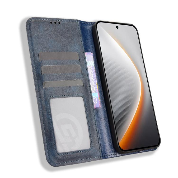 For Tecno Pova 7 Pro 5G Magnetic Buckle Retro Texture Leather Phone Case