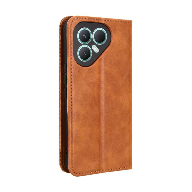 For Tecno Pova 7 Pro 5G Magnetic Buckle Retro Texture Leather Phone Case