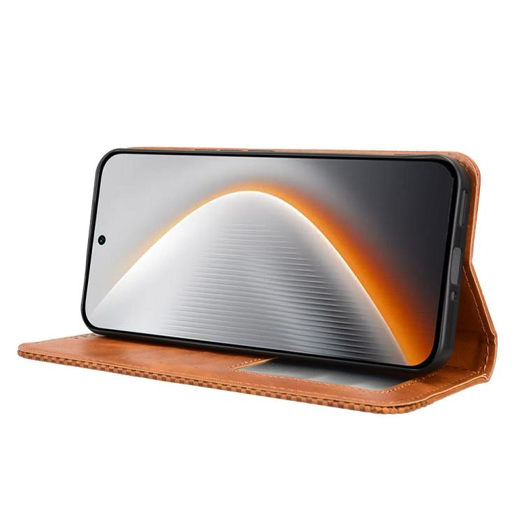 For Tecno Pova 7 Pro 5G Magnetic Buckle Retro Texture Leather Phone Case